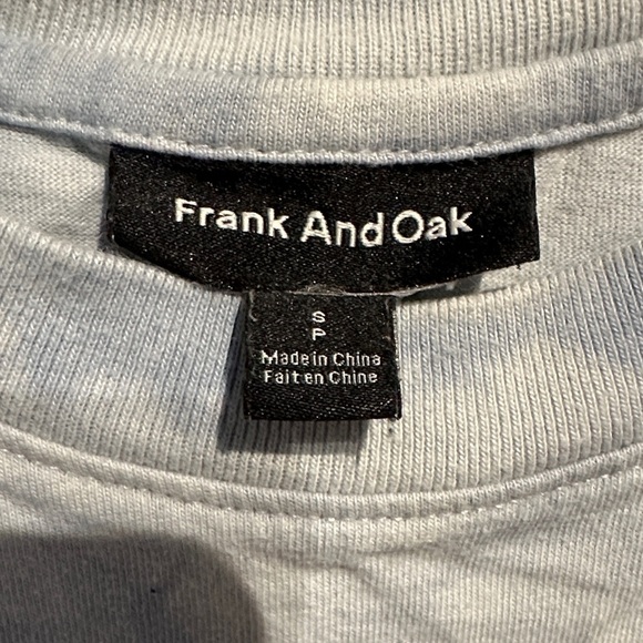 🌸Frank & Oak Blue Tie-Dye Short Sleeve Tee - Picture 2 of 5